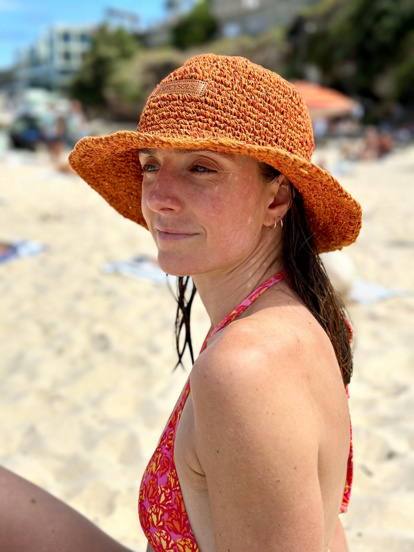 Hemp Hat - Burnt Orange.