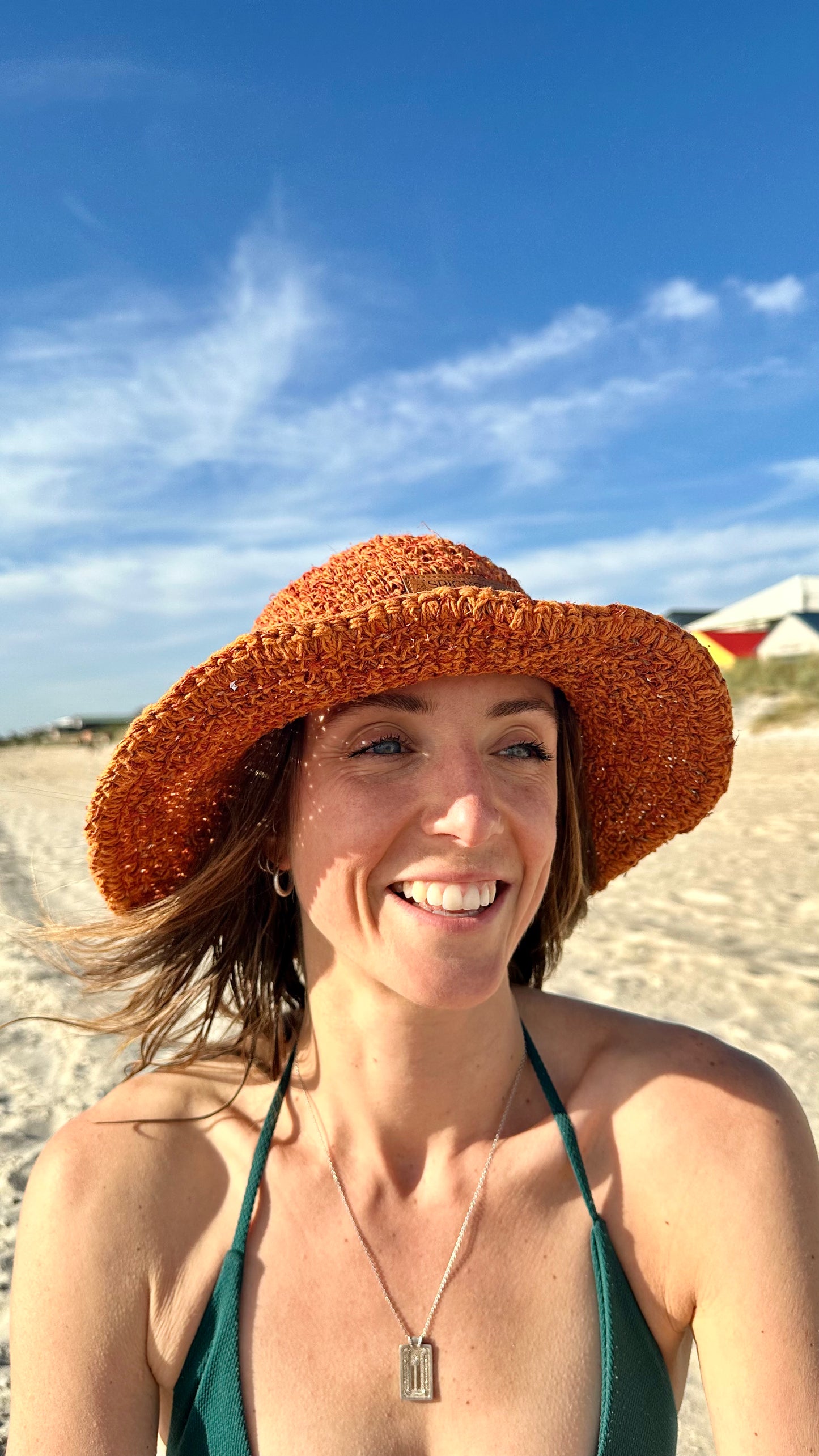Hemp Hat - Burnt Orange.