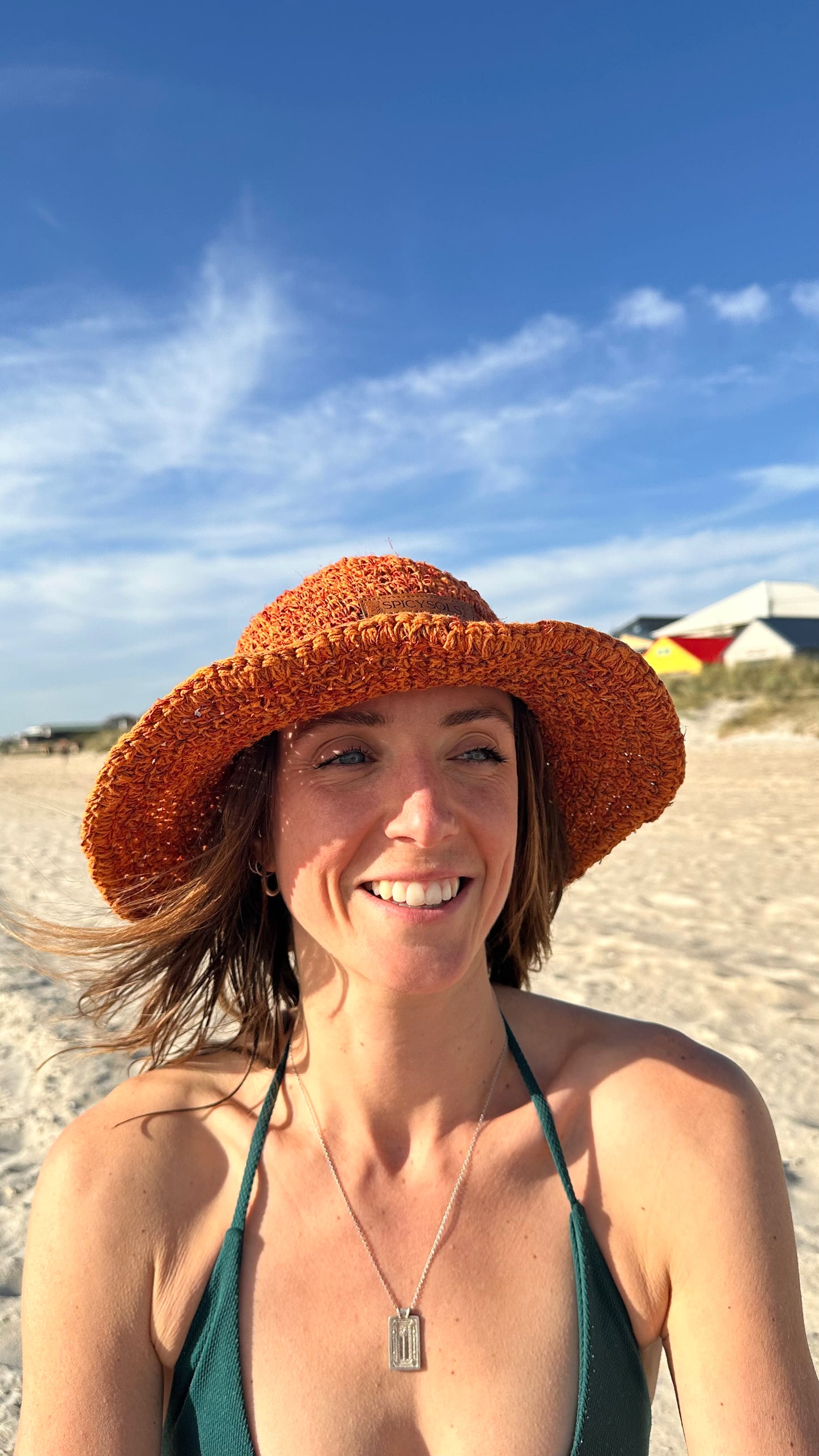 Hemp Hat - Burnt Orange.