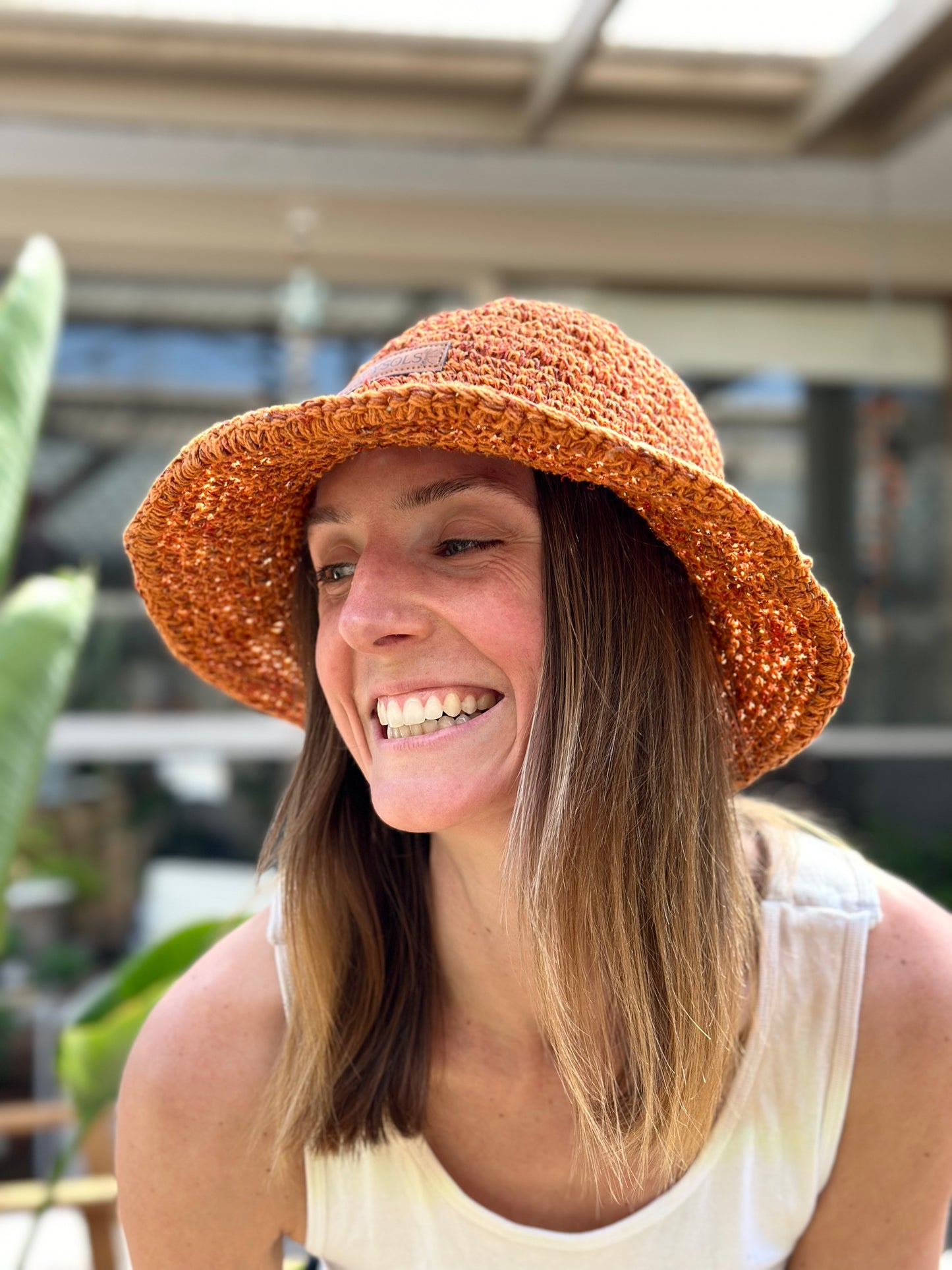 Hemp Hat - Burnt Orange.
