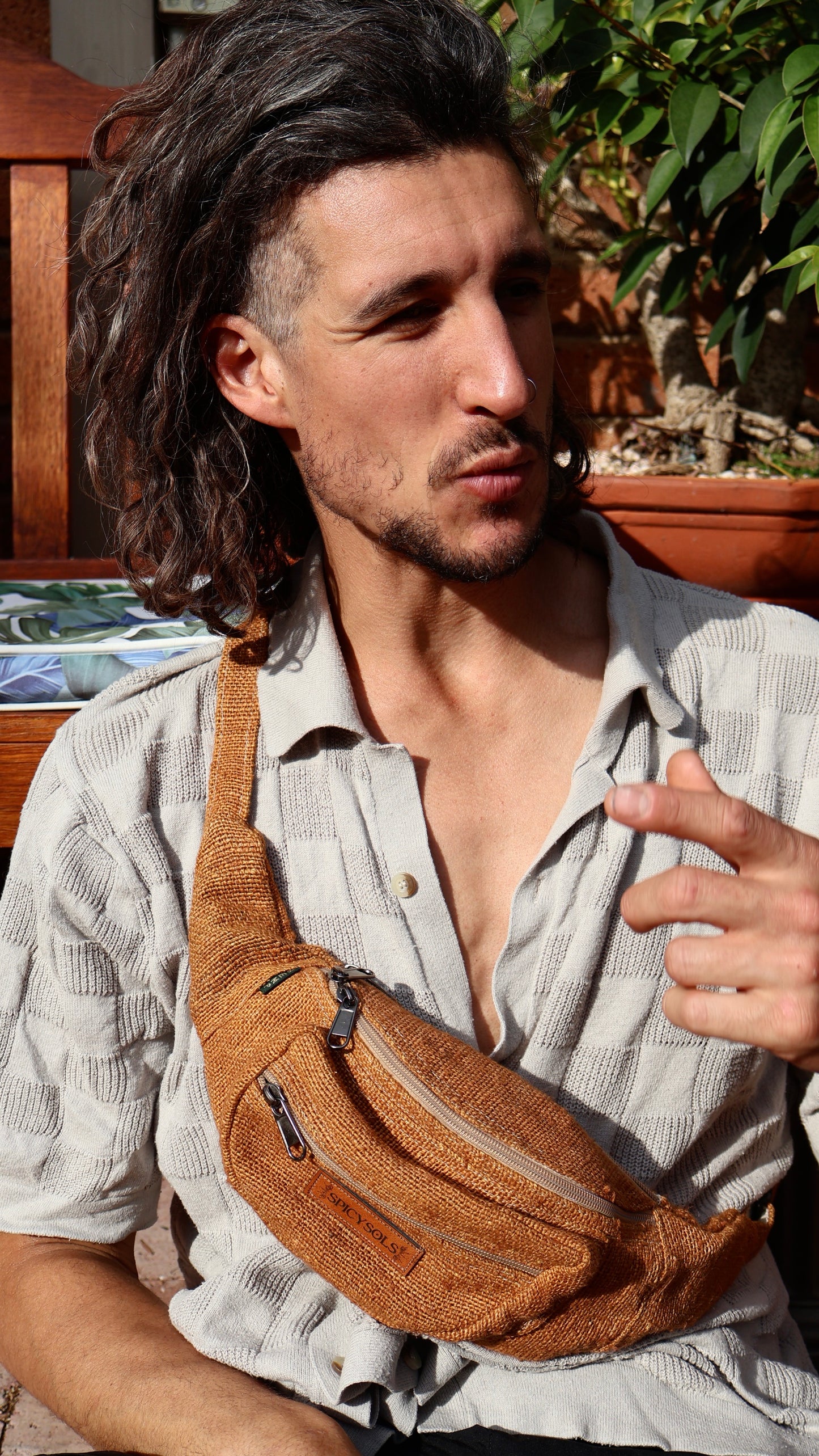 Hemp Bum Bag - Turmeric