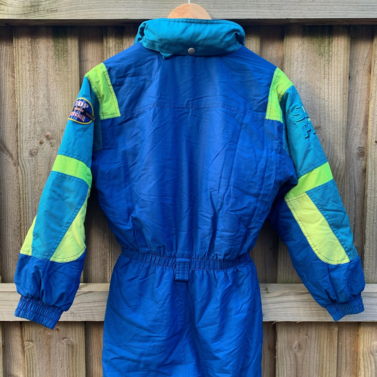 Vintage Ski Pro Blue Snow Suit.
