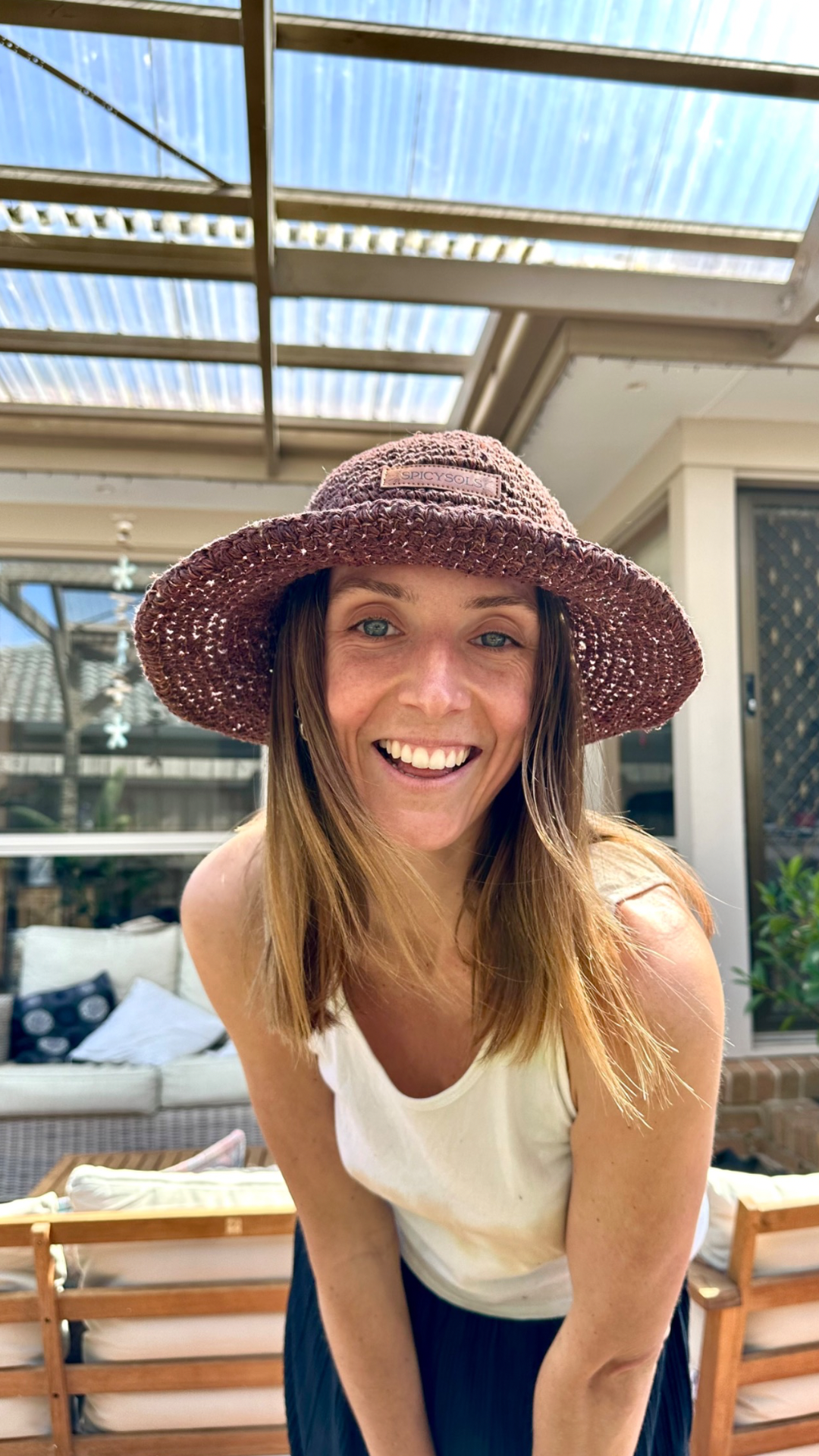 Hemp Hat - Brown.