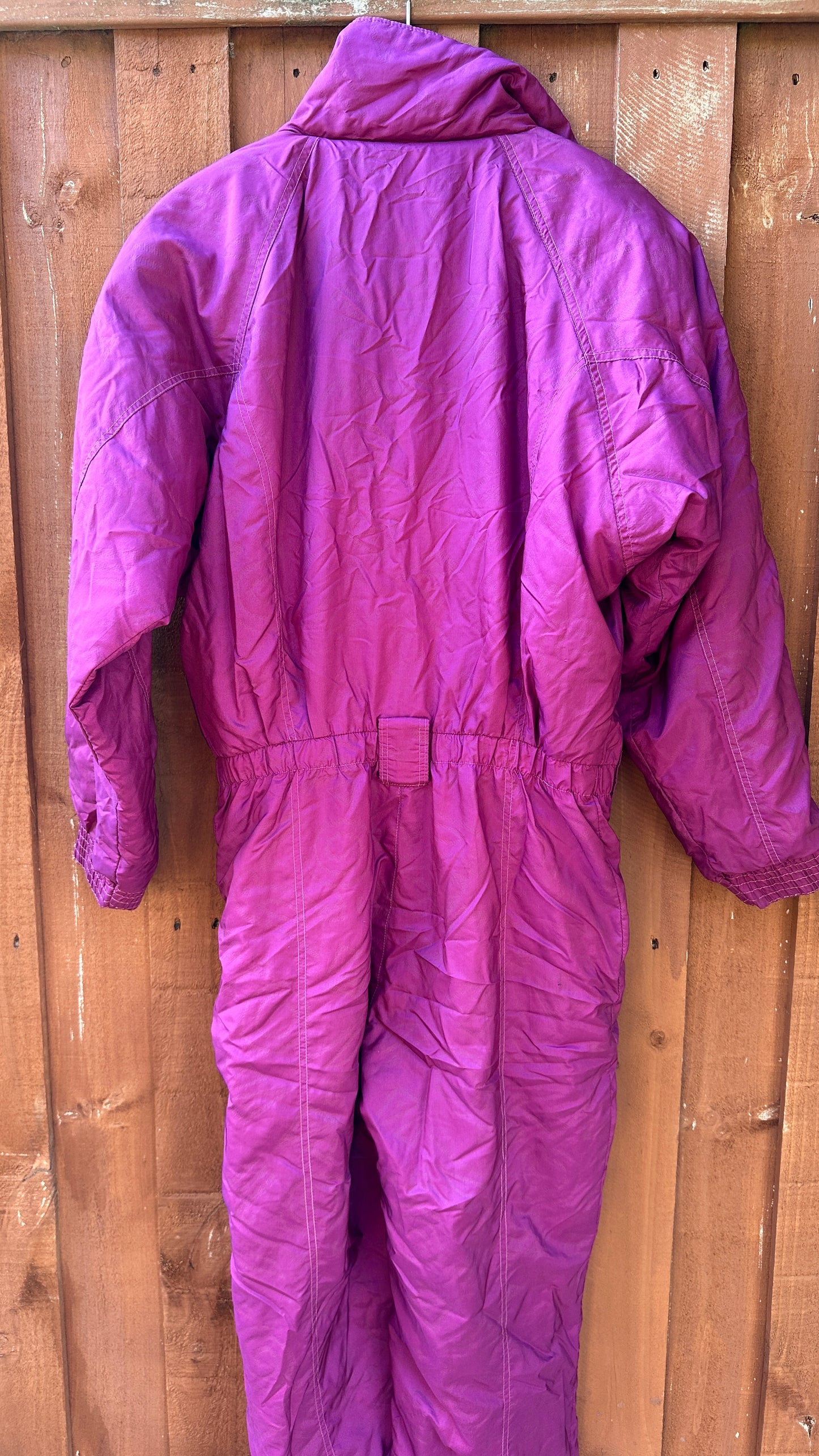 Biting Purple Vintage Ski Suit