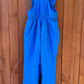 Bitti Blue Vintage Ski Overalls.