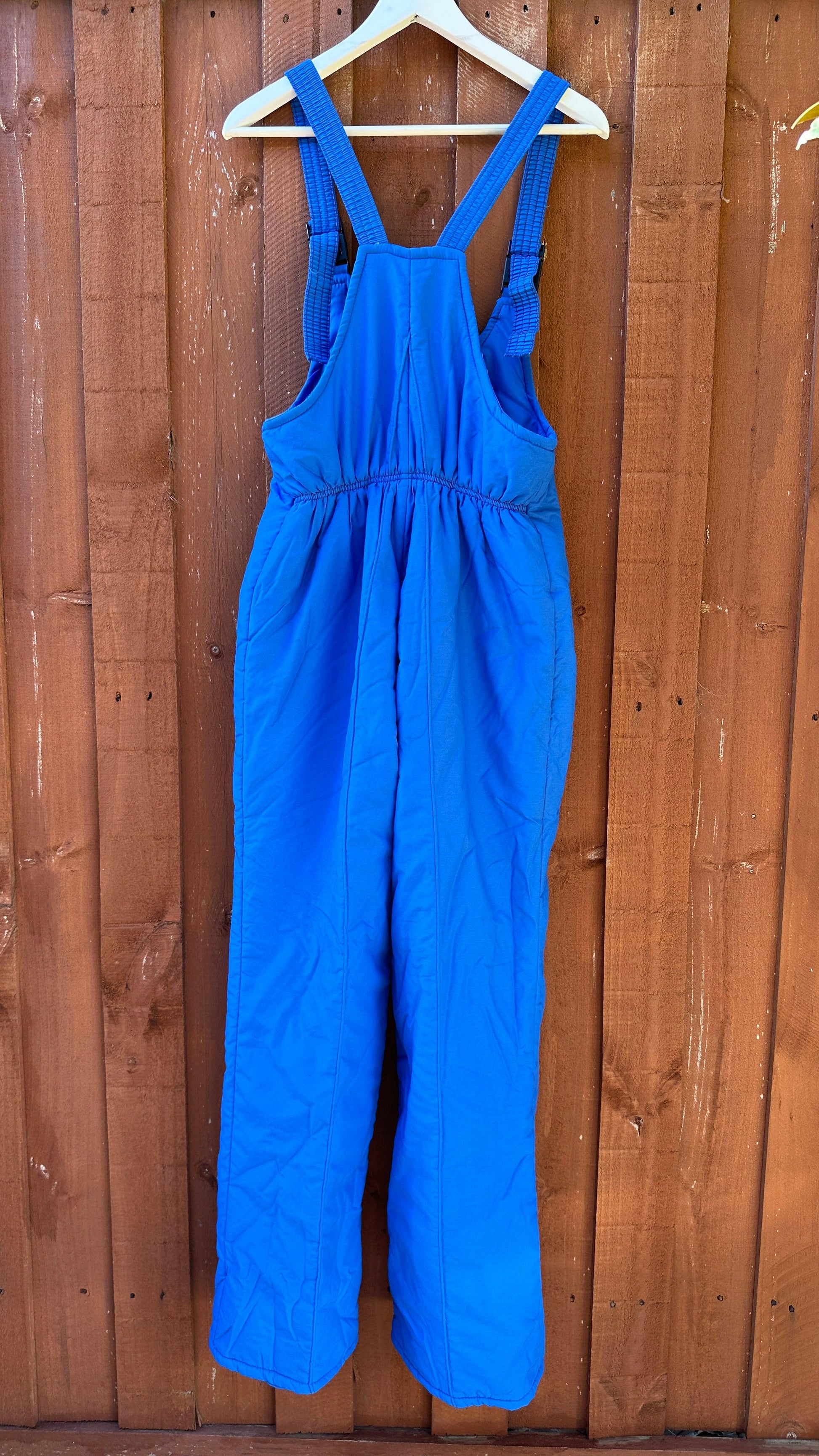 Bitti Blue Vintage Ski Overalls.