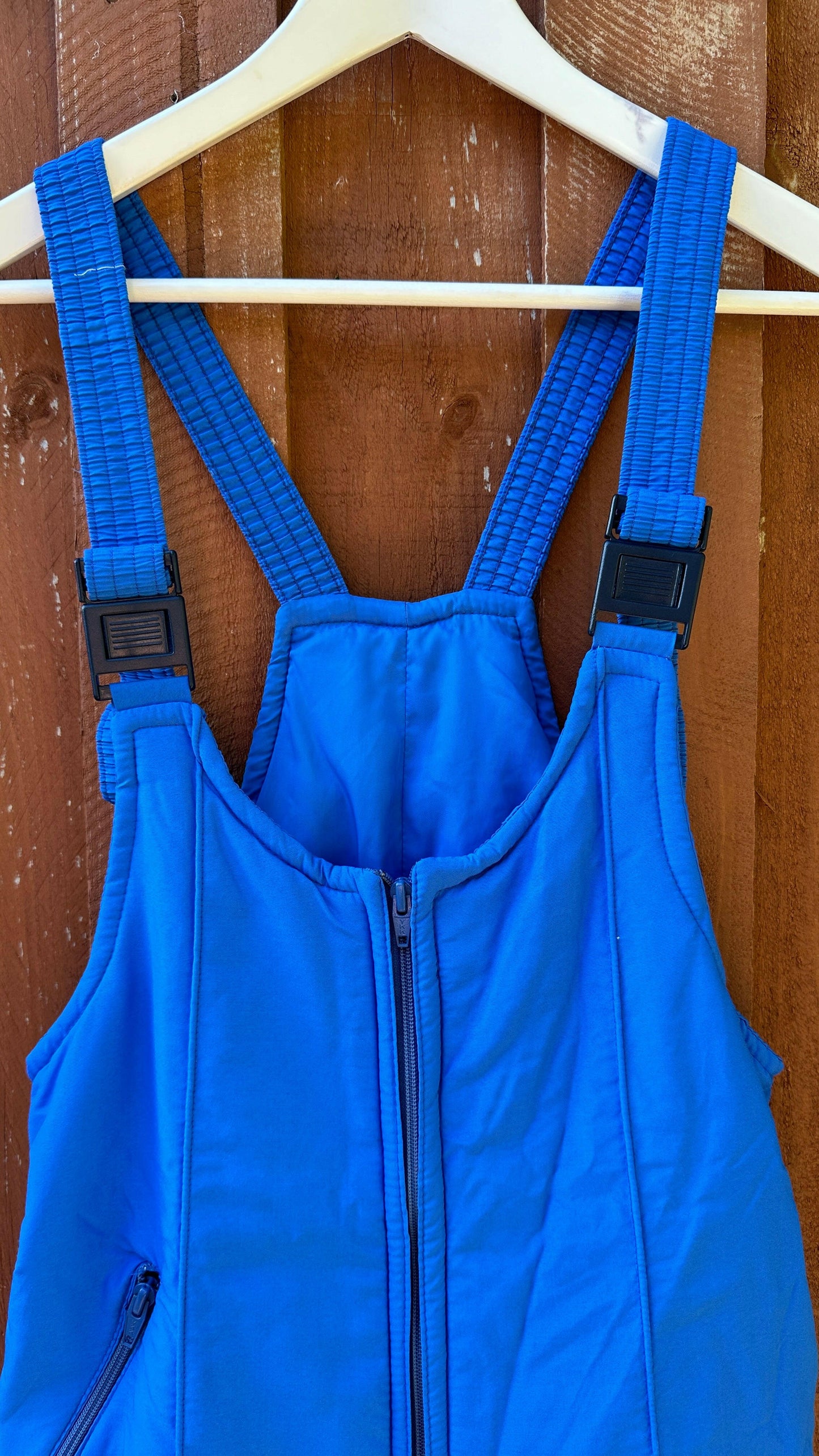 Bitti Blue Vintage Ski Overalls.