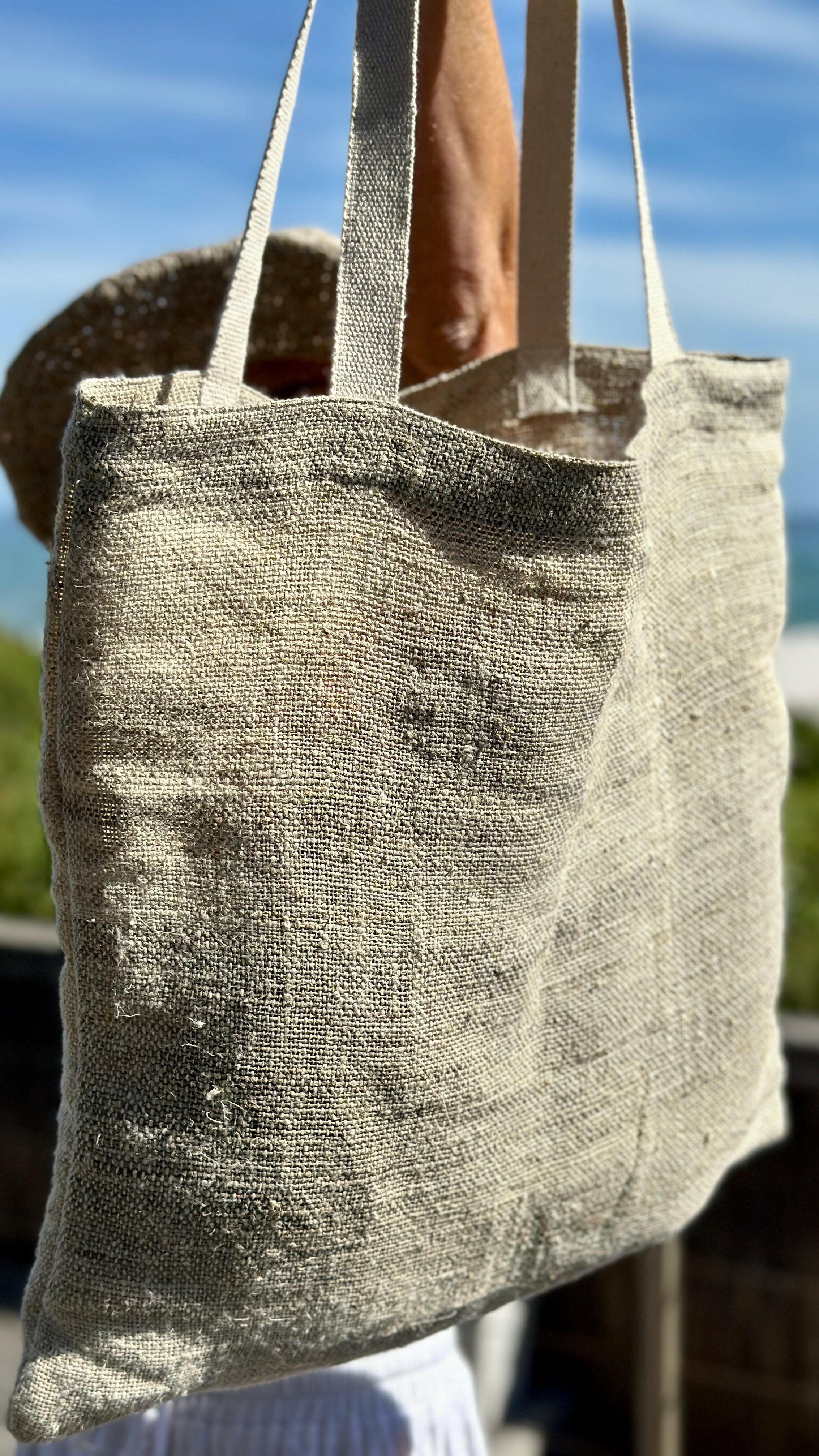 Handloom Hemp Tote Bag SPICYSOLS Australia Spicysols