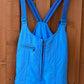 Mcross Vintage Blue Ski Overalls.