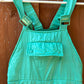 Mint Green Vintage Ski Overalls.