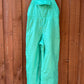 Mint Green Vintage Ski Overalls.