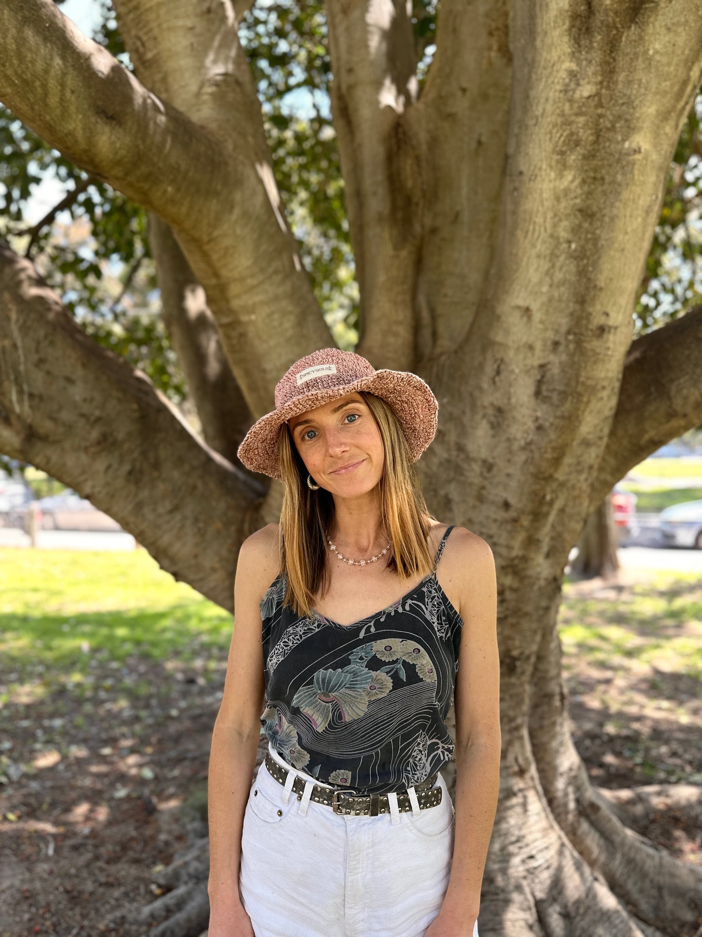 Hemp Hat - Dusty Pink