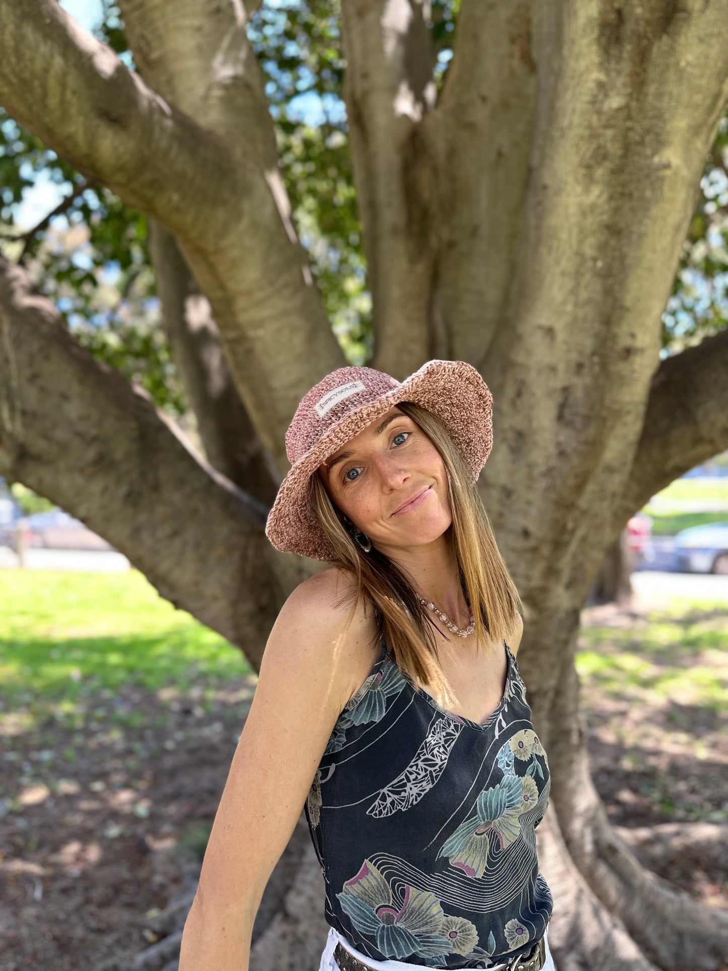 Hemp Hat - Dusty Pink