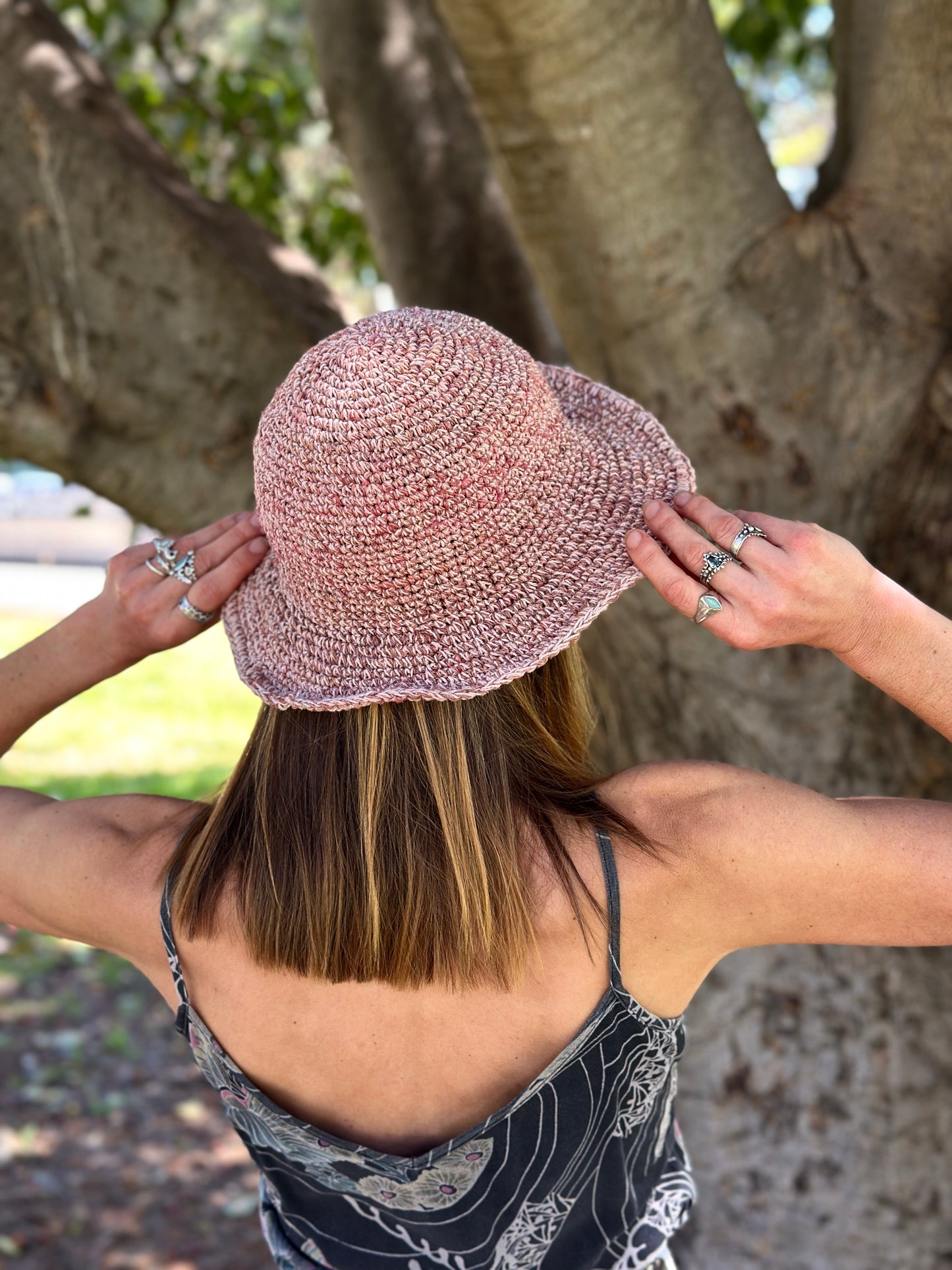 Hemp Hat - Dusty Pink