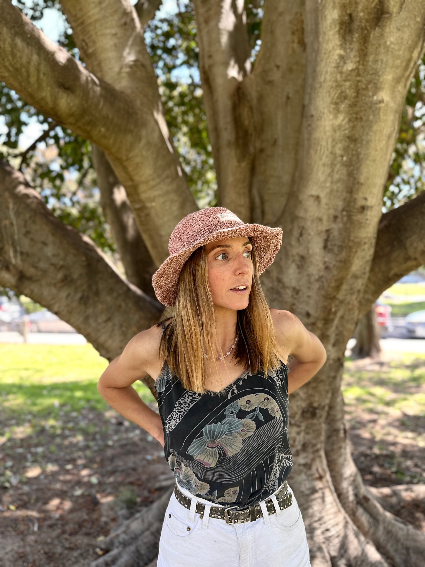 Hemp Hat - Dusty Pink