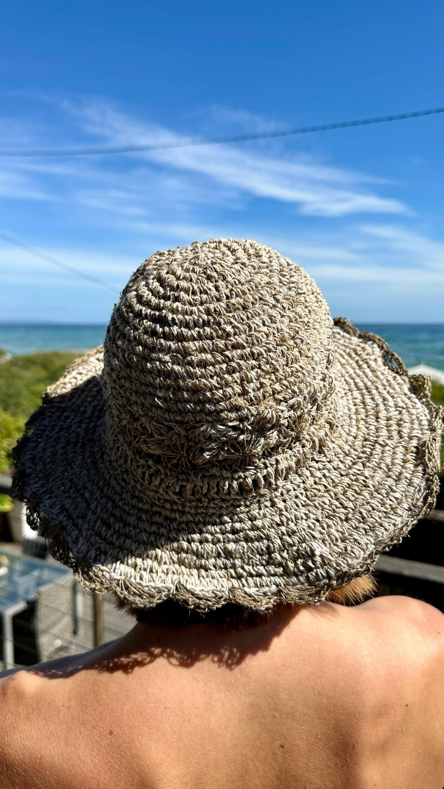 Beige Hemp Hat - Pure Hemp Flowers.