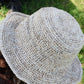 Beige Hemp Hat - Regular Brim