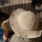 Beige Hemp Hat - Wide Brim