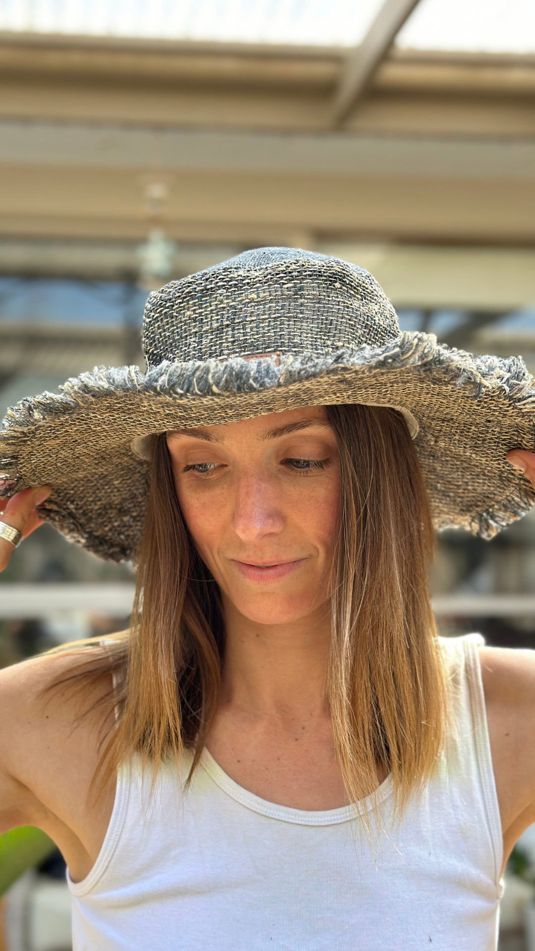 Charcoal Hemp Hat - Pure Hemp.