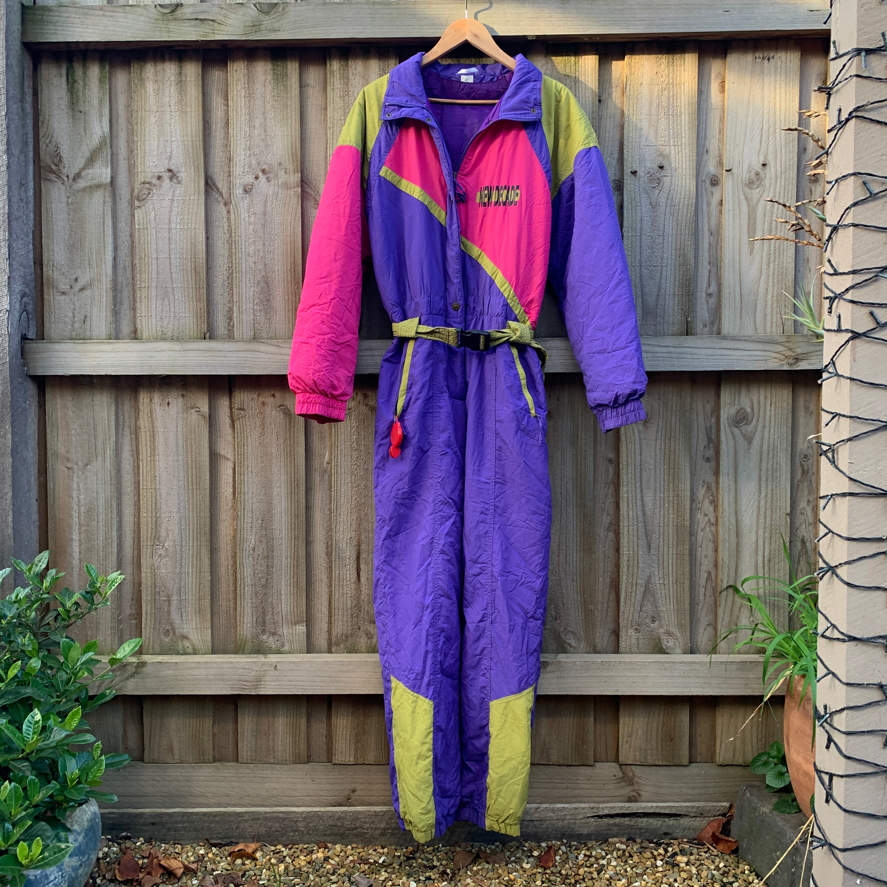 Vintage Snow Suit - Pink and Purple | SPICYSOLS – Spicysols