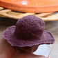 Brown Hemp Hat - Wide Brim