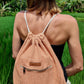 Drawstring Bag - Terracotta.