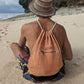 Drawstring Bag - Terracotta.