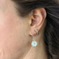 Yin Yang Dangle Earrings - Polished